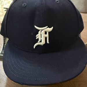 New Era Navy Blue Baseball Cap with White Logo